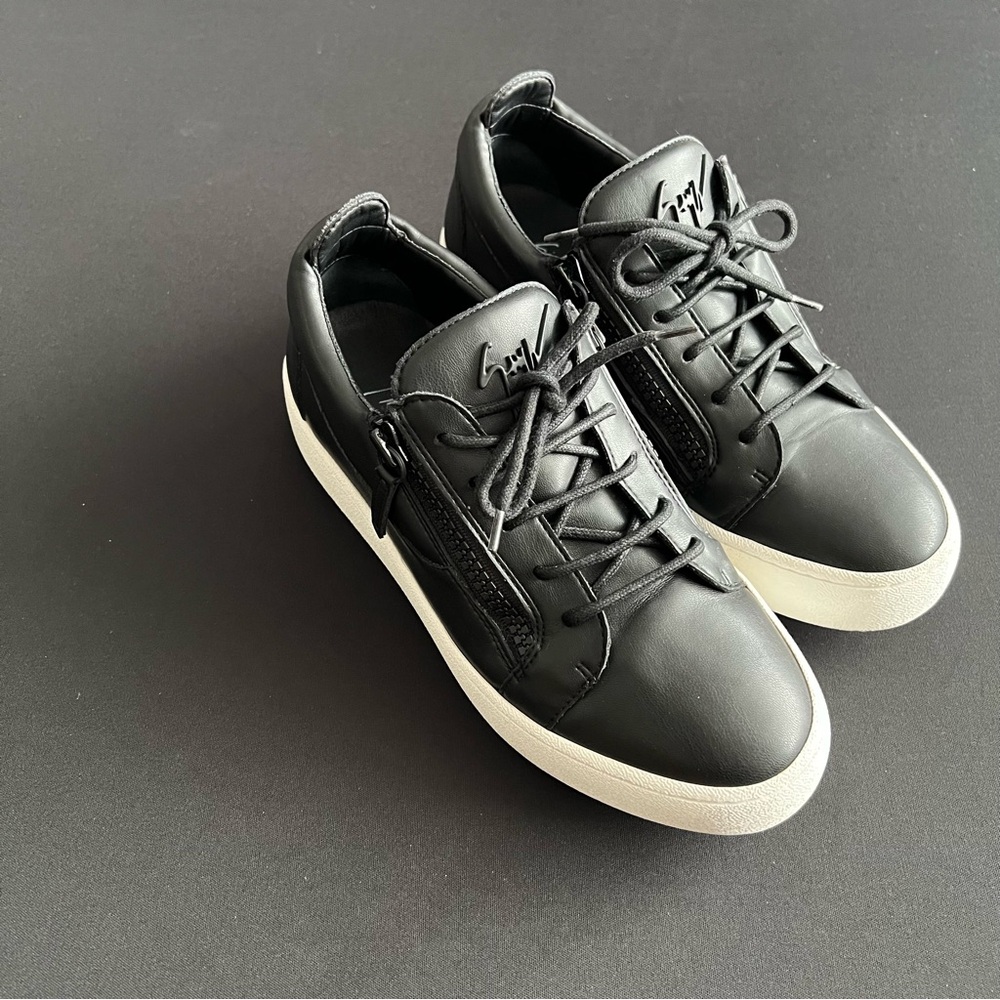 Giuseppe Zanotti Frankie Men's Black Leather Sneakers 41